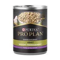 Purina Pro Plan Adult Weight Management Turkey &amp; Rice Entree Morsels in Gravy Wet Dog Food 13 oz.