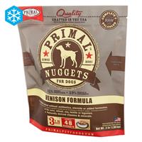 Primal Raw Frozen Nuggets for Dogs Venison Formula 3 lbs