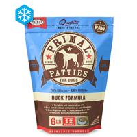 Primal Wholesome Raw Patties for Dogs Duck Formula 6 lb. 922514