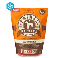 Primal Wholesome Raw Patties for Dogs Beef Formula 6 lb. 922515