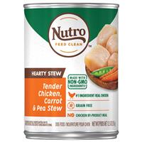 Nutro Hearty Stews Healthy Chicken &amp; Rice Stew Chunks in Gravy Canned Dog Food 12.5 oz. 92576