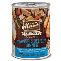 Merrick Chunky Carver’s Delight Dinner Grain Free Recipe 12.7oz  I006181