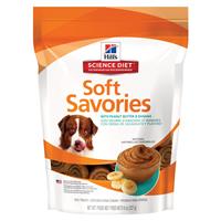 Hill’s Science Diet Soft Savories with Peanut butter &amp; Banana Dog Treats 8 oz I006857