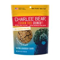 Charlee Bear® Bear Crunch All Natural Grain Free Treat Bacon &amp; Blueberry 8 oz. I007236
