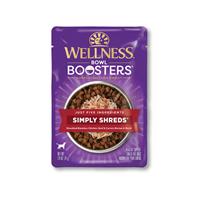 Wellness CORE Simply Shreds Mixer or Topper Chicken, Beef &amp; Carrots Recipe Dog Food 2.8oz Pouch I013728