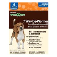 Sentry® WormX Plus 7 Way De-Wormer For Small Dogs 6 Ct. I014387