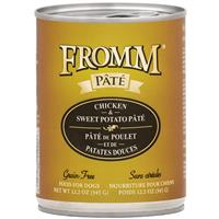 Fromm Pate Grain-Free Chicken &amp; Sweet Potato Dog Food Can 12.2 oz I015445