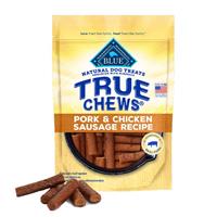Tyson True Chews Premium Recipes Pork &amp; Chicken Sausage Recipe Dog Treat 14 oz. I015621
