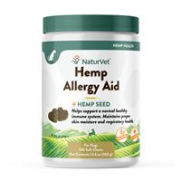 NaturVet Hemp AllergyAid SoftChew 120 ct.  I016977