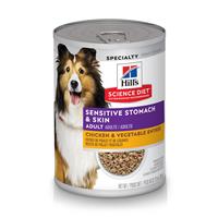 Hill’s Science Diet Adult Sensitive Stomach &amp; Skin Chicken &amp; Vegetable Entrée Dog Food 12.8 oz I019168
