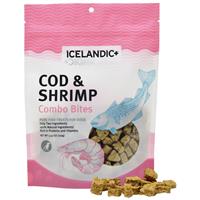 Icelandic+ Cod &amp; Shrimp Combo Bites Dog Treats I020303