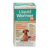 Durvet Liquid Wormer 2X Canine Anthelmintic Suspension I027278b
