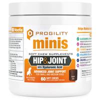 Nootie Progility Minis Soft Chew Supplements Hip &amp; Joint with Hyaluronic Acid 60ct I029665