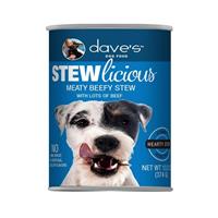 Dave's Stewlicious Meaty Beefy Stew Can Food for Dogs 13.2 oz. I030742