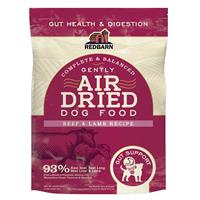 Redbarn Air Dried Dog Food Gut Health &amp; Digestion Beef &amp; Lamb Recipe I031881b